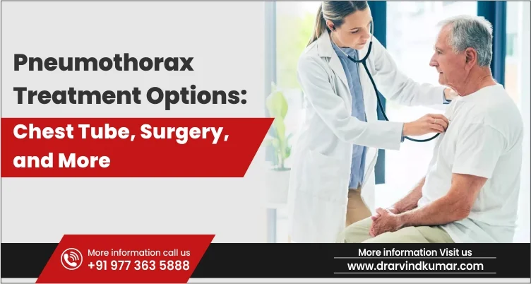 Read more about the article Pneumothorax Treatment Options: Chest Tube, Surgery, and More
